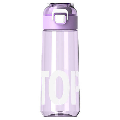 Customised 480ml White Plastic Water Filter Bottle for Sip Pressing Type Water Bottle