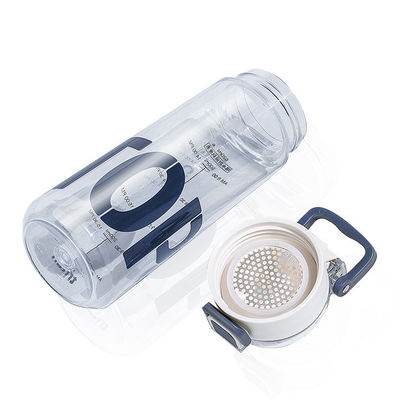 Customised 480ml White Plastic Water Filter Bottle for Sip Pressing Type Water Bottle