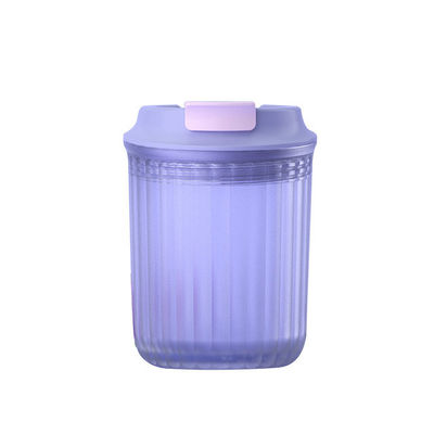 Reusable Plastic Coffee Cup with Lid Durable Tritan Double Wall Water Bottle