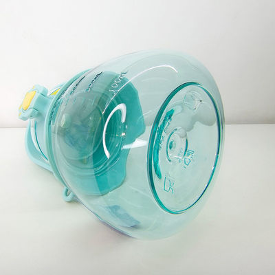 950ml Capacity Sustainable Children's Big Belly Clear Triran Water Bottle with Straw