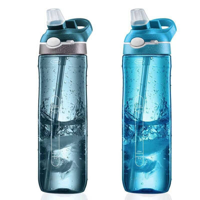 Experience the Convenience of Our Tritan Reusable Plastic Sport Water Bottle with Straw