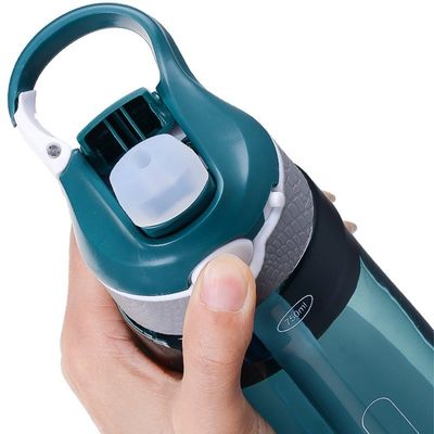 750ml Fitness Protein Gym Shaker Bottle with Straw Tritan Food Silicone Water Bottle