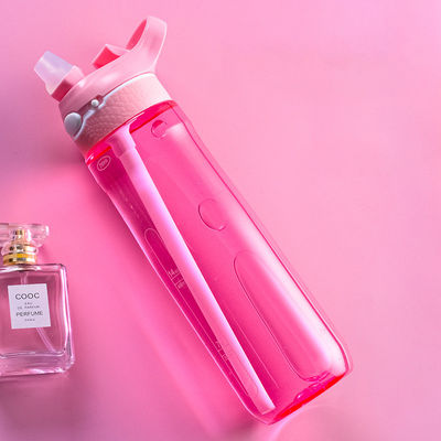 750ml Fitness Protein Gym Shaker Bottle with Straw Tritan Food Silicone Water Bottle