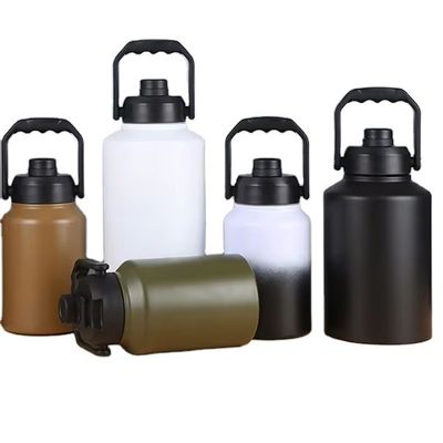 Straight Cup Large Capacity 2L Stainless Steel Insulated Water Bottle for Outdoor Travel