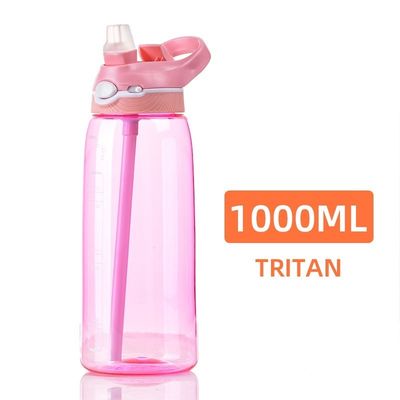 Stay Hydrated with this 1L BPA-Free Water Bottle Tritan Plastic and Straw Included