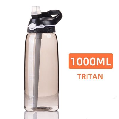 Stay Hydrated with this 1L BPA-Free Water Bottle Tritan Plastic and Straw Included