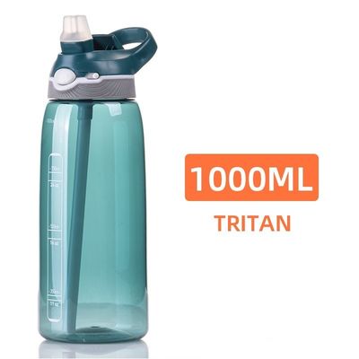Stay Hydrated with this 1L BPA-Free Water Bottle Tritan Plastic and Straw Included