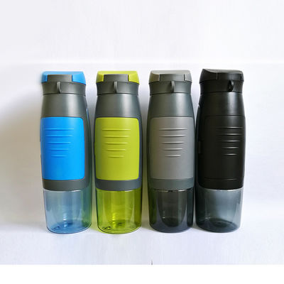 Stocked 750ml Capacity Portable Sport Plastic Drinking Water Bottle With Card Storage