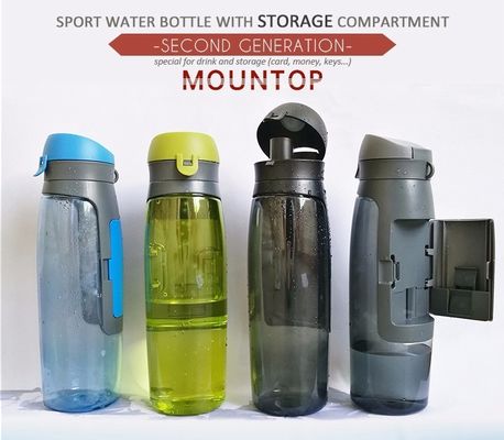 Custom Logo 750Ml Plastic Minimalist Sport Water Bottle With Lid for Outdoor Activity