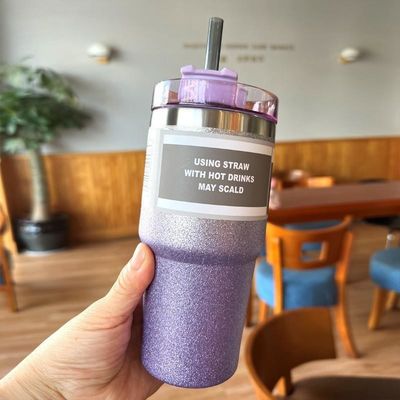 Custom Logo 20 oz /30 oz Stainless Steel Insulated Water Cup with Straw
