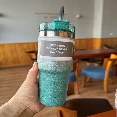 Custom Logo 20 oz /30 oz Stainless Steel Insulated Water Cup with Straw