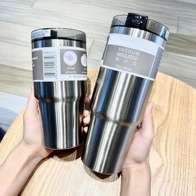 Custom Logo 20 oz /30 oz Stainless Steel Insulated Water Cup with Straw