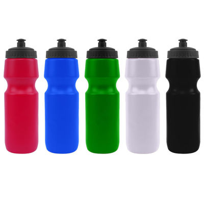 Equipped PE Plastic 700ml Plastic Sports Water Bottle With Dust Cover for Cycling Bike