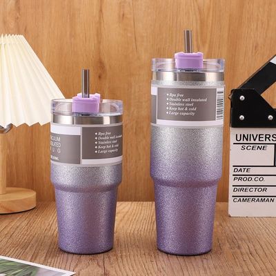 30 oz Stainless Steel Insulated Water Cup With Straw for Travel and Active Lifestyles