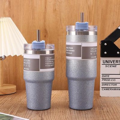 30 oz Stainless Steel Insulated Water Cup With Straw for Travel and Active Lifestyles