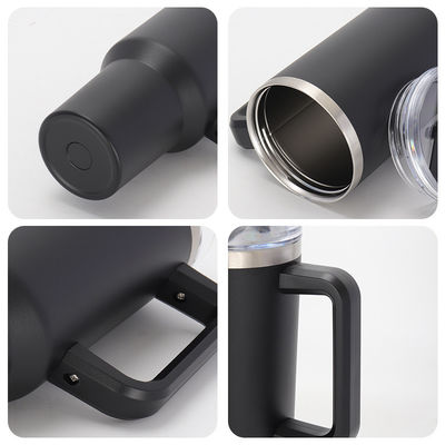 Promotion Custom Pattern Stainless Steel Vacuum Insulated Bottle 40OZ with Handle