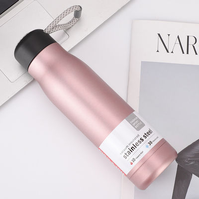 Custom Logo 400ml/500ml Stainless Steel Thermal Bottle Travel Mugs Double Wall Insulated
