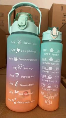 Stay Motivated and Hydrated with These Time Marker Motivational Plastic Water Bottles