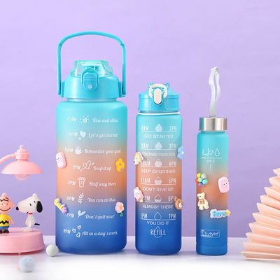Customized Logo 3 In 1 Set Bottle 250g 120g 63g Style Tomatodos Plastic Water Bottle