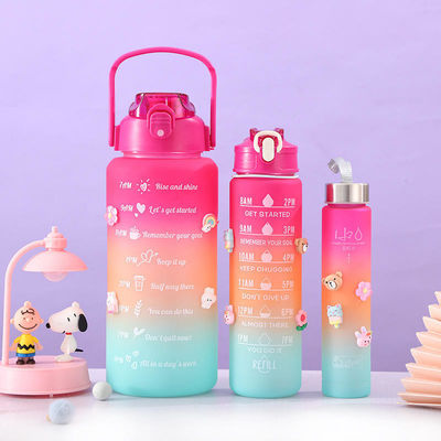 Customized Logo 3 In 1 Set Bottle 250g 120g 63g Style Tomatodos Plastic Water Bottle