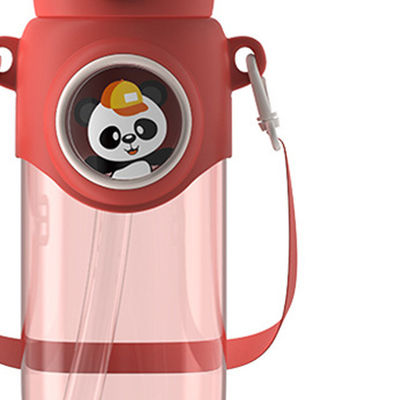 2023 Trending Plastic Water Bottle with Double Spout and Long Straw Unisex Stocked