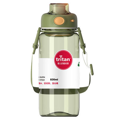 Customised Logo Acceptable Fancy Tritan Plastic Water Bottle for Camping Occasion