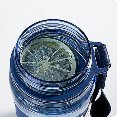 Straw Type Water Bottles Custom Direct Drinking Eco Empty Plastic Bottles with Handle