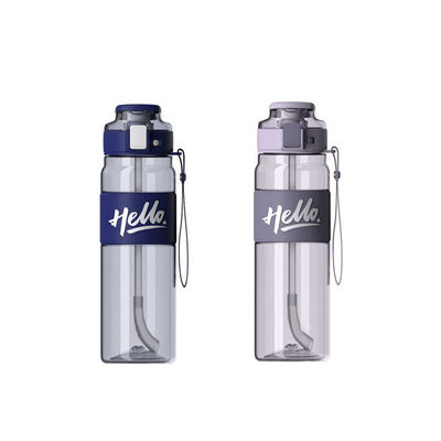 Customised Plastic Executive Drinking Juice Water Bottles with Accessories With Straw