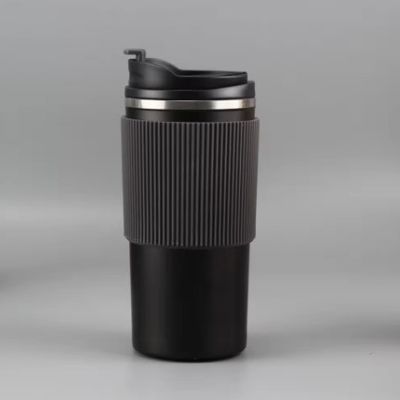 Insulated Stainless Steel Coffee Mug 450ml Thermos Flask for On-the-go Traveling