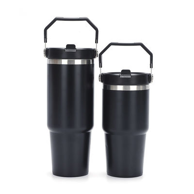 20oz 30oz Tumbler Vacuum Insulated Travel Thermos Flask With Lid And Handle MUGS