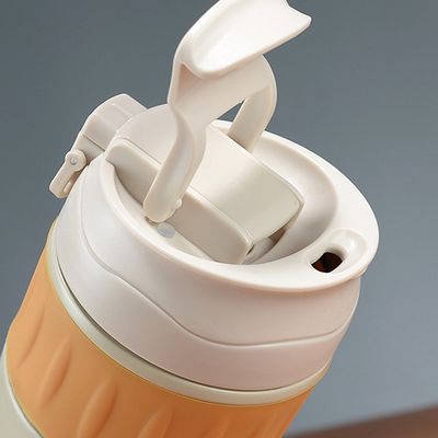 Minimalist Design Style 500ML Insulated Coffee Cup Portable Stainless Steel Water Bottle