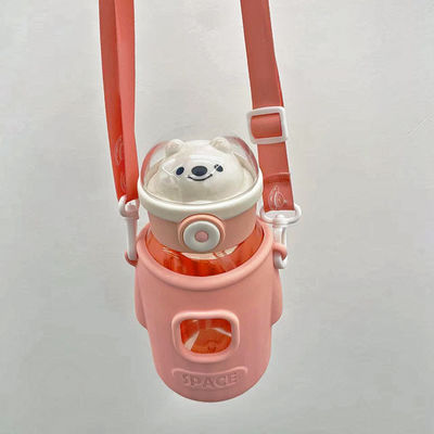 Stocked Occasion Back to School 660ml Cute Pretty Pink Plastic Tritan Water Bottle for Kid