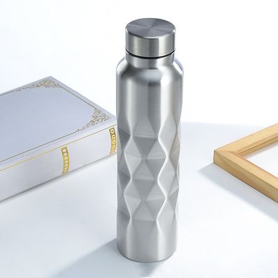 Single-wall Portable 1000ml Large Capacity Metal Water Cup Suitable for Boiling Water