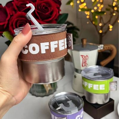 Color Custom 400ml 304 Stainless Steel Leakproof Portable Wide Mouth Mini Thermos Bottle