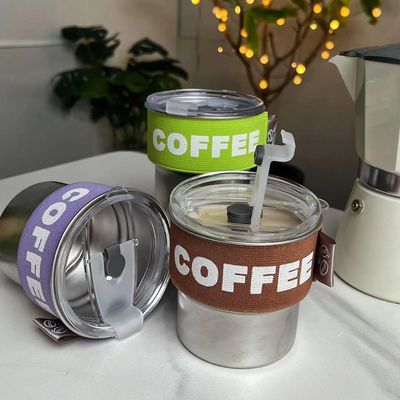 Color Custom 400ml 304 Stainless Steel Leakproof Portable Wide Mouth Mini Thermos Bottle