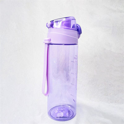 Outdoor Drinking Accessories HANDGRIP Tritan Plastic Water Bottle with Motivational Time
