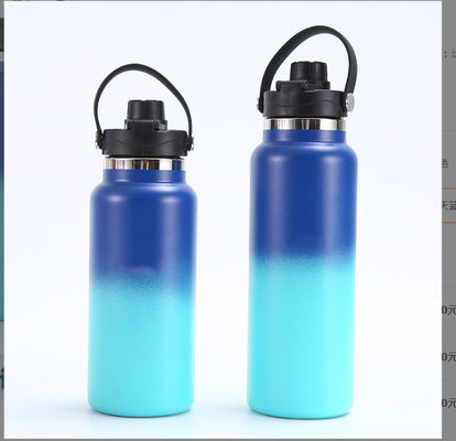 Custom Logo 32oz/1L Minimalist Design Style Stainless Steel Water Bottle for Portable