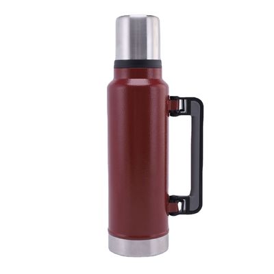 Custom Logo 1900ml Stainless Steel Kettle Ideal for Hiking Camping and Outdoor Fitness