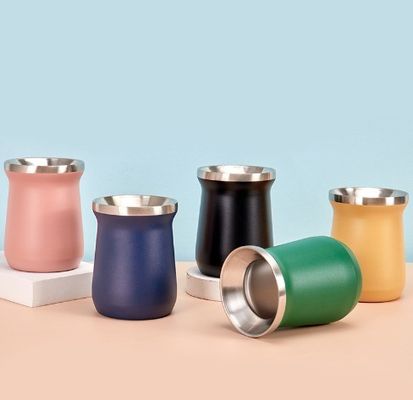 12 oz Stainless Steel Bottle Insulated Colorful Leakproof Travel Office Coffee Cup