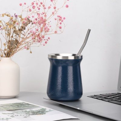 12 oz Stainless Steel Bottle Insulated Colorful Leakproof Travel Office Coffee Cup
