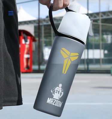 400/600ml Outdoor Plastic Sport Water Cup with Water Flowing Method Pressing Type Green