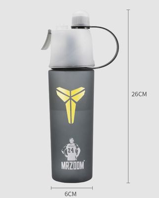 400/600ml Outdoor Plastic Sport Water Cup with Water Flowing Method Pressing Type Green