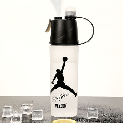 400/600ml Outdoor Plastic Sport Water Cup with Water Flowing Method Pressing Type Green