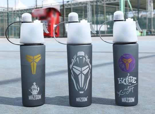 400/600ml Outdoor Plastic Sport Water Cup with Water Flowing Method Pressing Type Green