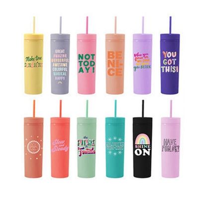 Multiple Design Styles 16oz Food Grade Plastic Water Bottles for Tumbler