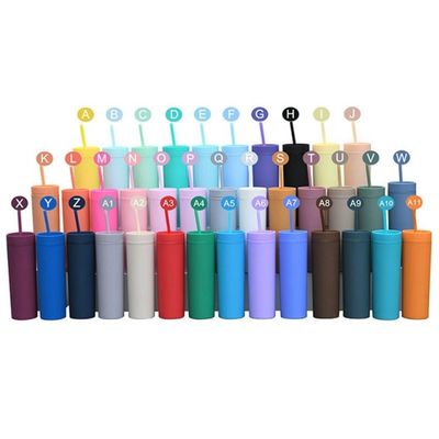 Multiple Design Styles 16oz Food Grade Plastic Water Bottles for Tumbler