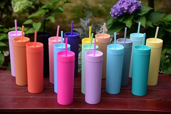 Multiple Design Styles 16oz Food Grade Plastic Water Bottles for Tumbler