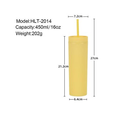 Multiple Design Styles 16oz Food Grade Plastic Water Bottles for Tumbler