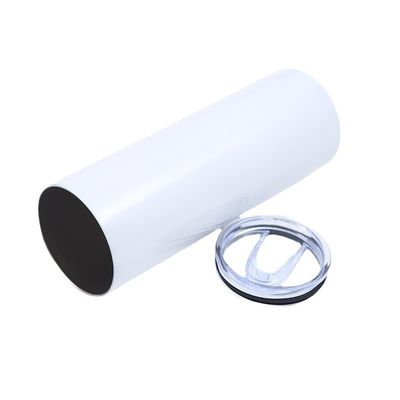 20oz/30oz Customized Color Sublimation Blank Stainless Steel Skinny Straight Tumbler Cups With Straw