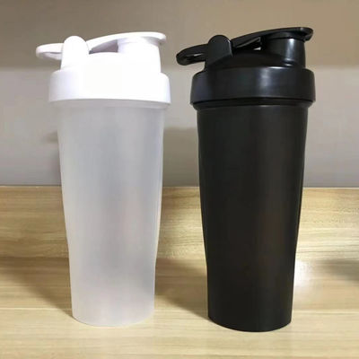 700ml Tritan Plastic Shaker Cup with Stainless Ball and Handle Custom Logo Printing